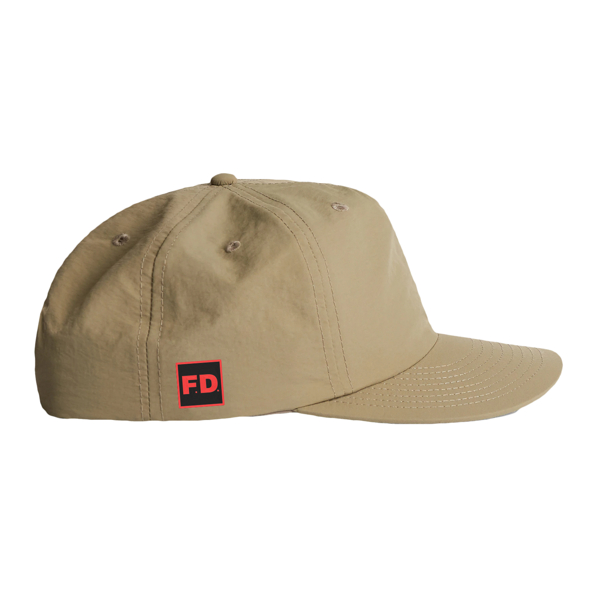 Fraud Department Nylon Surf Hat - Khaki - side
